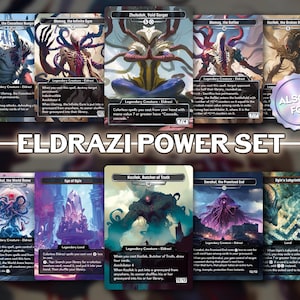 Eldrazi Power Set - Custom Magic Bundle 10 Cards | Proxy Cards EDH | Emrakul , Ulamog, Kozilek