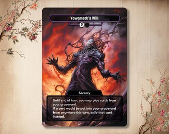 ヨーグモスの意志 アート版 MTG マジック：ザ・ギャザリング世界選手権
