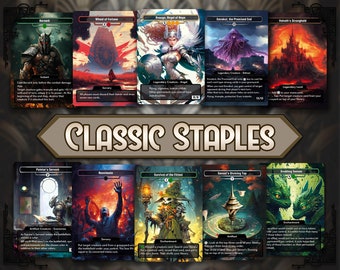 Classic Staples - Custom Proxy Cards | Vintage Cards Alternative art