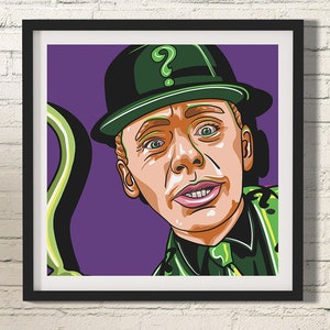 Riddler Fan Art Poster: Frank Gorshin Inspired, Limited Edition