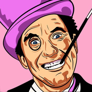Penguin Fan Art Poster: Burgess Meredith Inspired Artwork