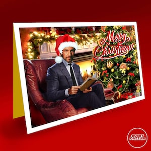 DIE HARD-kerstkaart - Hans Gruber - kortingen voor meerdere aankopen en persoonlijk bericht beschikbaar