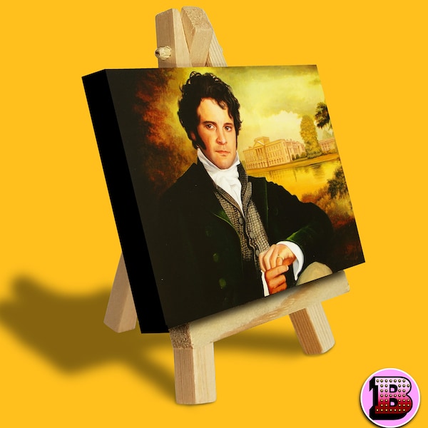 Mr. Darcy Miniature Canvas Art: Stolz & Vorurteil Staffelei Set
