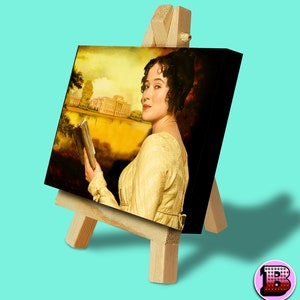 Elizabeth Bennet Miniature Canvas Art: Pride & Prejudice Fan Art