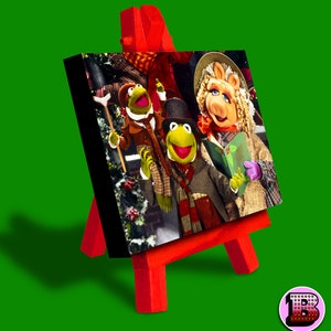 Secret Santa Stocking Filler - Miniature Canvas and Easel Set - The Perfect Christmas Gift - Fantastic Stocking Filler