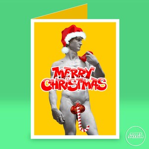 Kerstkaart MICHELANGELO DAVID: kortingen bij meerdere aankopen en persoonlijk bericht beschikbaar