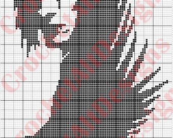 Eric Draven The Crow C2C Crochet Graphgan Blanket Pattern