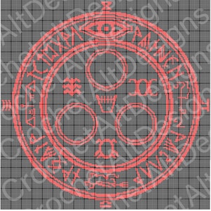 Halo Of The Sun Sigil from Silent Hill Horror Movie, C2C Crochet Graphgan Blanket Pattern