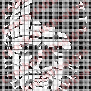 Pinhead Hellraiser Horror Decke C2C Graphgan Häkelanleitung