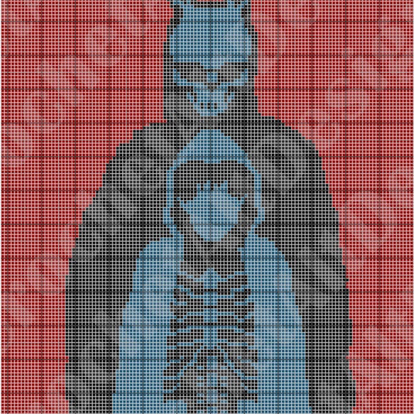 Donnie Darko & Frank Horror Blanket C2C Crochet Graphgan Pattern