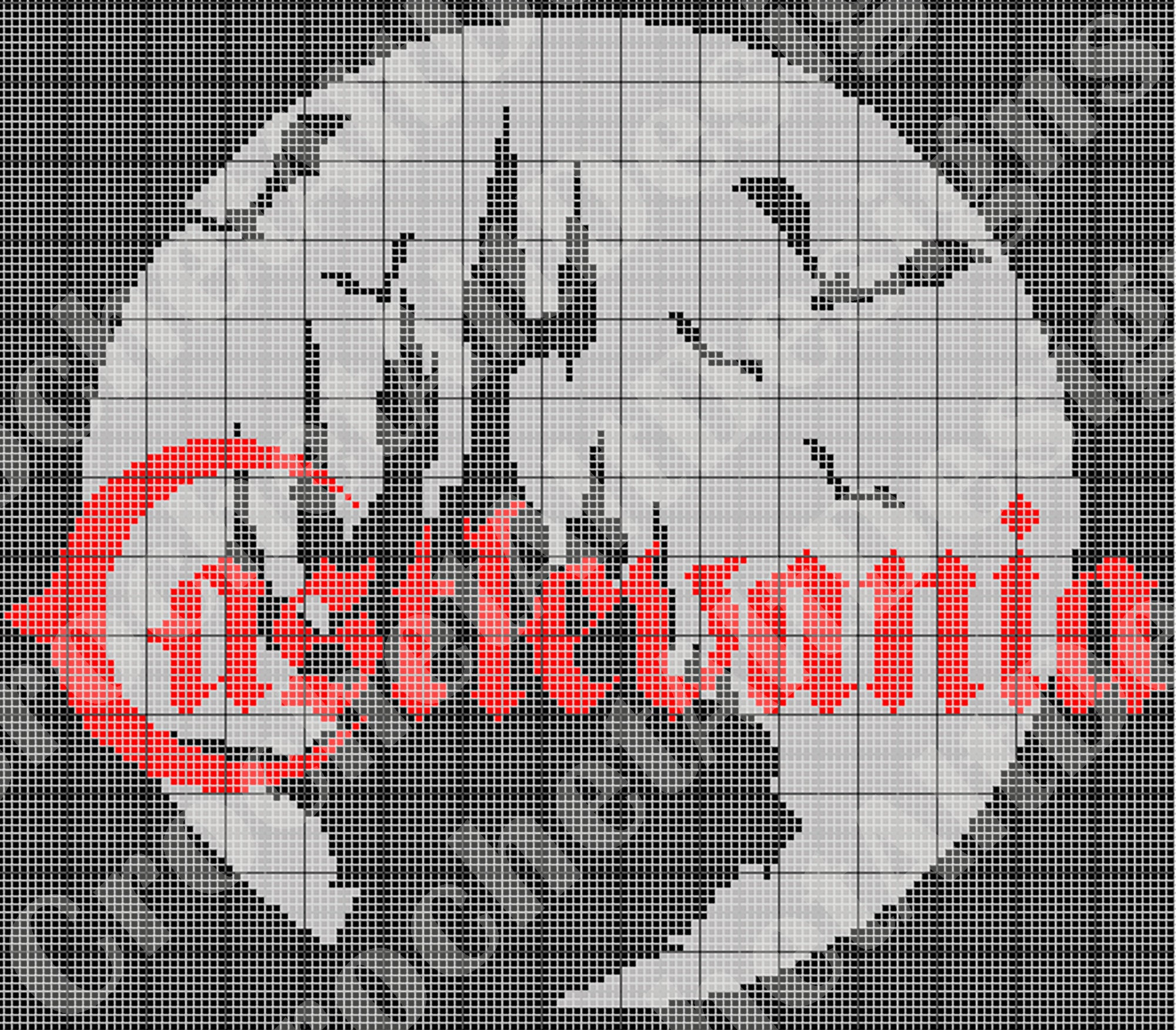 Hellsing Alucard Integra Anime Cross Stitch PDF Pattern