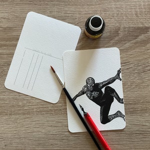 Postkarte Kunstdruck Spiderman Spider-man Superheld Artprint