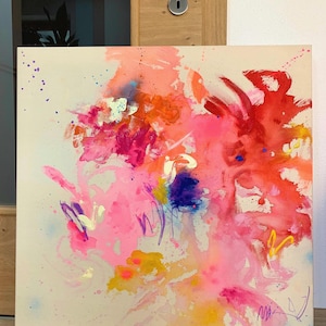 I can handle it on my own | Abstraktes Kunstwerk | Acrylbild auf Leinwand | Bunt | Abstrakte Kunst