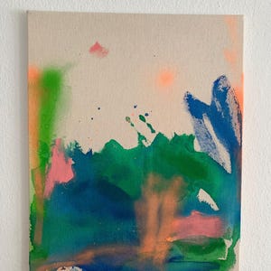 Melodie | Abstraktes Kunstwerk | Acrylbild auf Leinwand | Bunt | Abstrakte Kunst | Neon