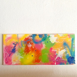 COLORFUL SPLASH| Abstraktes Kunstwerk | Acrylbild auf Leinwand | Bunt | Abstrakte Kunst