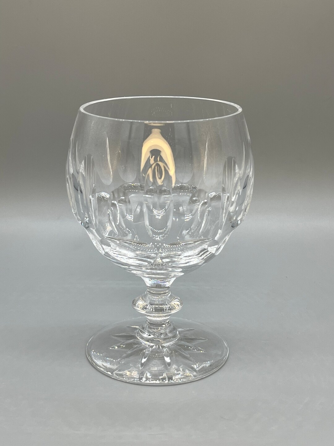 Set of 4 MCM Kosta Boda Wine Glasses Swedish Glass Water Goblet Vintage