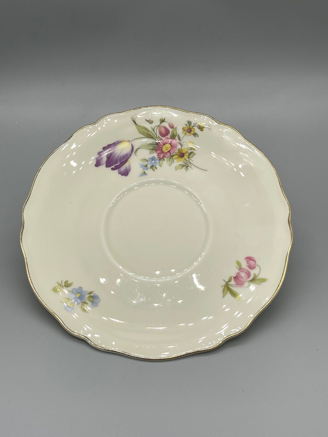 Vintage Porcelain Tableware Porcelain Saucer Dessert Plate K&A