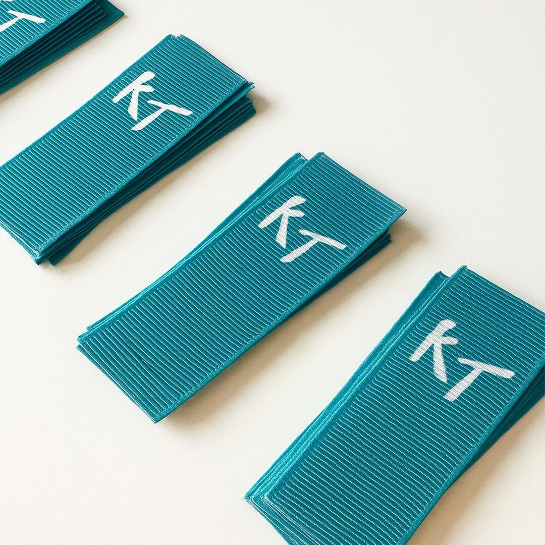 Custom Satin Fabric Care Labels: Sew-in Clothing Tags, Full Color - Etsy