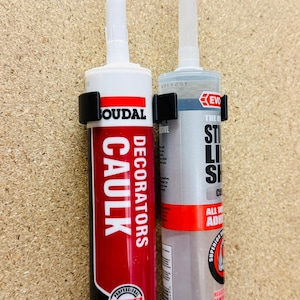 Silicone / Caulk Tube Storage Mounting Bracket