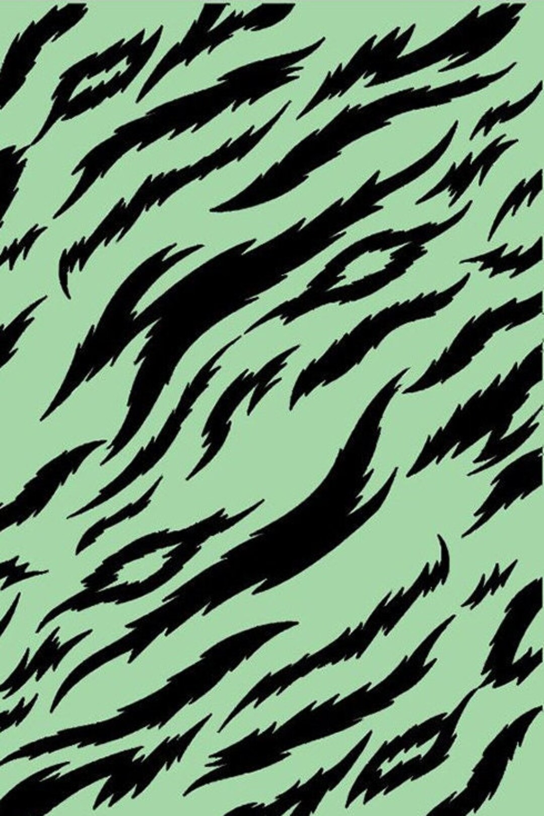 Tiger Stripe Camouflage Pattern Stencil A4 Sheet Selfadhesive Vinyl