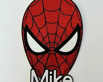 Spiderman Themed Cake Topper, Personalised. Bespoke Cake Topper