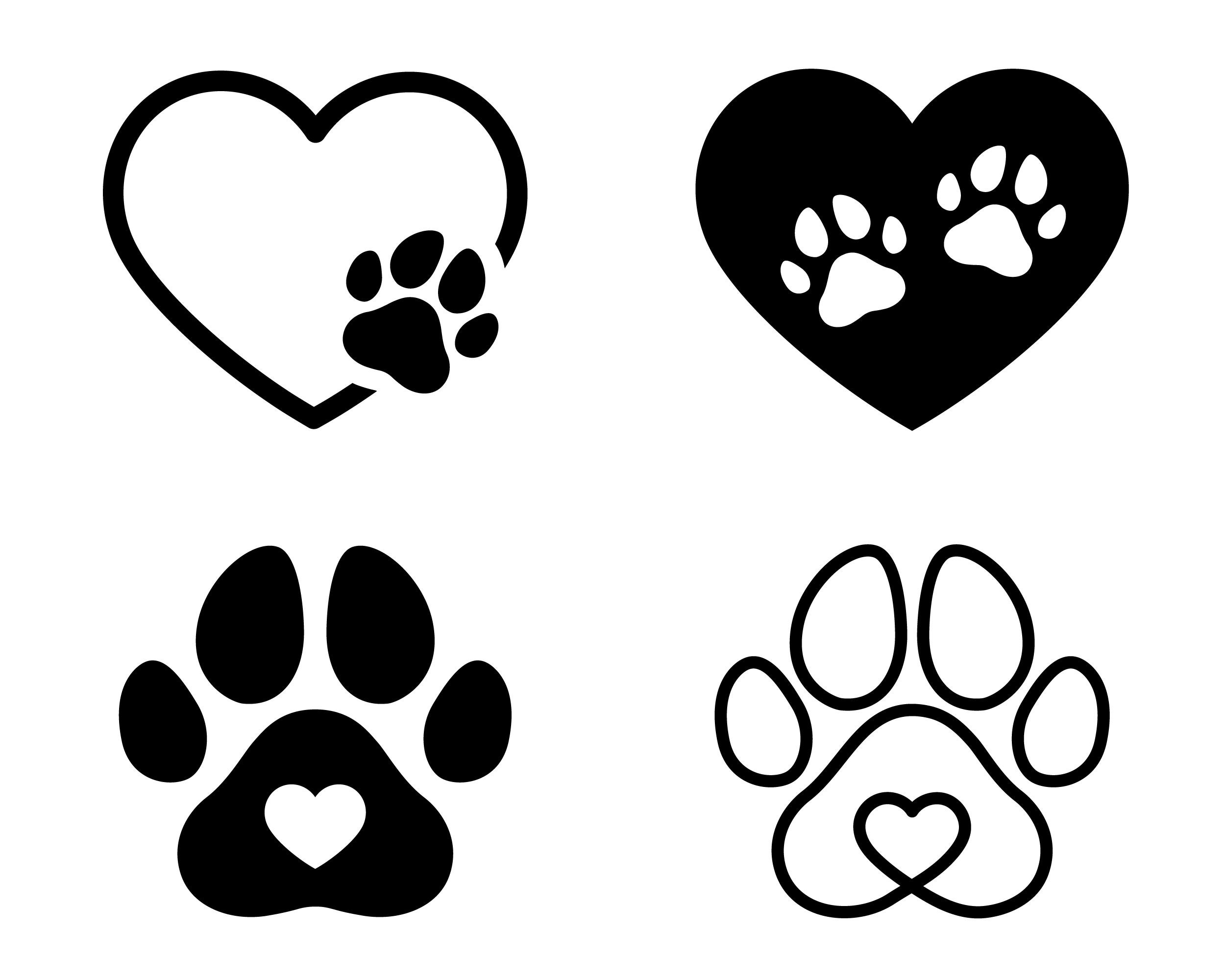 Hundepfote Malvorlage