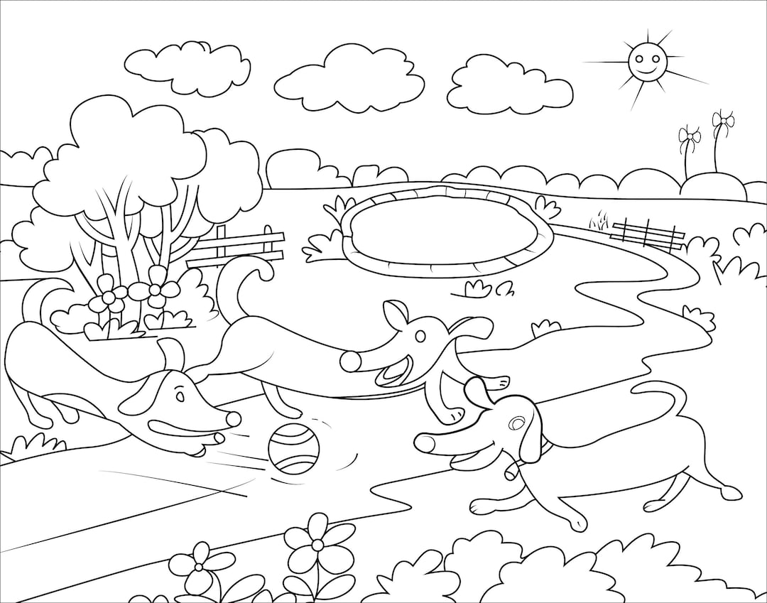 Weiner Dog Coloring Page – Long & Lovable Art! Weiner dog coloring page at getdrawings