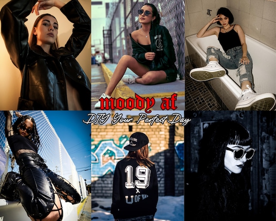 Moody Presets, Moody Filter, Moody Adobe Lightroom Presets, Concert Presets, Grunge Presets, Influencer Presets, Noir Presets, Dark Presets