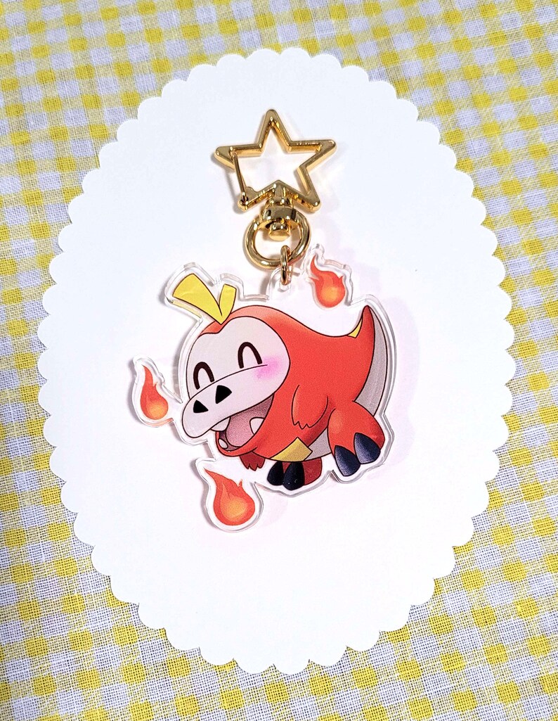POKEMON SCARLET VIOLET Starter Keychains Sprigatito Etsy