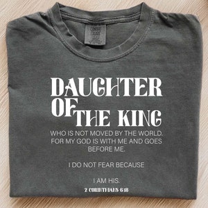 Daughter of the King Shirt, Love Like Jesus Shirt, Jesus is King Merch, Christian shirt, Faith Shirt, Christian TShirt, Gift Christian Shirt