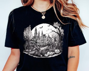 Vintage Gothic Dark T-Shirt, Retro Gothic 90s Shirt, Horro Graphic Shirt, Retro Halloween Shirt, Vintage Halloween Shirt, Retro Halloween