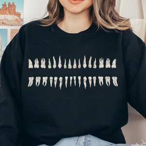 Dentist Sweatshirt, Dental School Sweatshirt, Dental Student Sweatshirt, Dental Assistant Sweatshirt, Dental Hygiene Christmas Gift