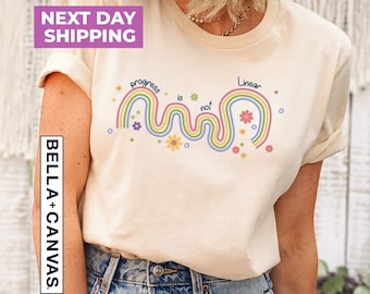 Back To School Teacher, Progress Is Not Linear, SPED Teacher Shirt, Teacher Shirts, First Day of School Teacher Shirt, New Teacher Gift