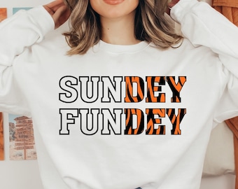 Sundey Fundey Football Sweatshirt, Football Lover T-Shirt, Football Sweatshirt,  Game Sweatshirt, Sunday Football Sweatshirt