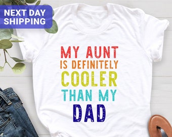 Funny Aunt Toddler Shirt, Gift for Niece Nephew