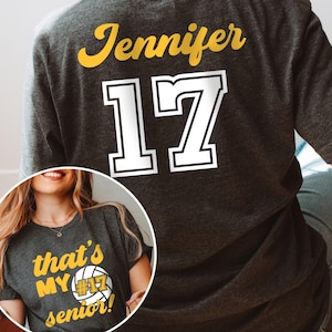 That&#39;s My Senior Volleyball Shirts, Custom Volleyball Tee, Senior Volleyball Shirt, Volleyball Senior Night Mom Shirts, Volleyball Mom Shirt