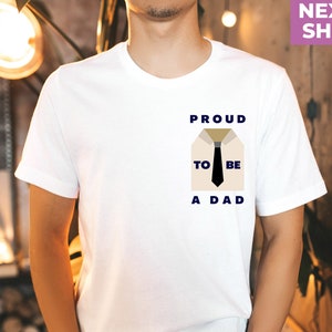 Camiseta &quot;Orgulho de ser pai&quot;, Camiseta para o Dia dos Pais, Melhor presente para o pai, Camiseta engraçada para homens, Camiseta &quot;O melhor pai de todos os tempos&quot;, Camiseta &quot;Pai legal&quot;, Camiseta para o pai