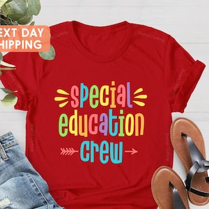 Special Education Crew Shirt, Back To School, Special Education Teacher Shirt, Sped Teacher Shirt, Team Sped Crew, Sped Teacher Gift