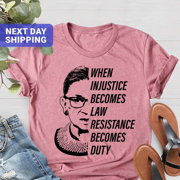 Ruth Bader Ginsburg Shirt, Ruthless Shirt, Roe Vs Wade 1973, Feminist Shirt, Women's Rights Shirt, Pro-Choice Shirt, Women Empowerment Tee