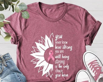 Camiseta de concientización sobre el cáncer de mama, apoyo contra el cáncer de mama, camiseta de apoyo contra el cáncer de mama, camiseta contra el cáncer de mama, mes de concientización sobre el cáncer de mama, camiseta contra el cáncer