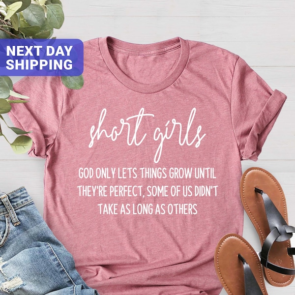 Short Girls Shirt, Funny Sayings Shirts, Sarcastic T-Shirt, Shirts For Girls, Short Girls Problem, Teen Girl Shirts