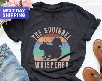 Squirrel Whisperer Shirt, Retro Vintage Animal Tee