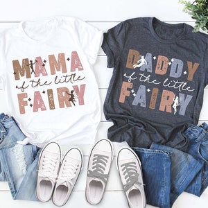 Camisetas a juego para cumpleaños de hadas, camisetas para el primer cumpleaños de hadas, camisetas para fiestas de cumpleaños de hadas con temática de hadas, camisetas para mamá y yo