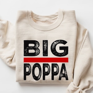 Fathers Day Gift For New Grandpa Shirt, Poppa To Be Sweater, Funny Fathers Day Sweatshirt, Best Dad Gift Sweatshirt, Funny Fathers Gift