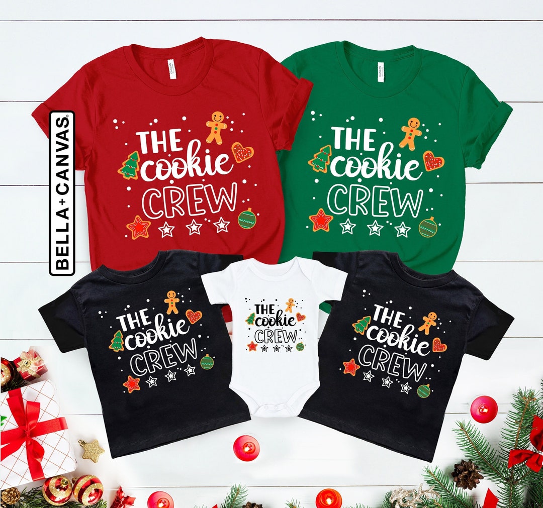 The Cookie Crew Shirt, Christmas Shirt, Cookie Lover, Cookie Shirts, Matching Family Shirts