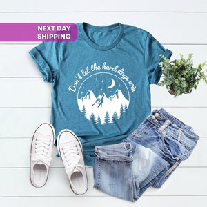 Don’t Let the Hard Days Win Shirt, ACOTAR, Bookish, Bibliophile, Velaris, Book Lover Shirt, Bookworm Apparel, Book Lover Gift, Gift For Her image 2