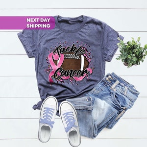 T-shirt borstkanker, T-shirt borstkanker, shirt oktober, voetbalwedstrijd T-shirt, Breast Cancer Awareness, T-shirt borstkanker afbeelding 3