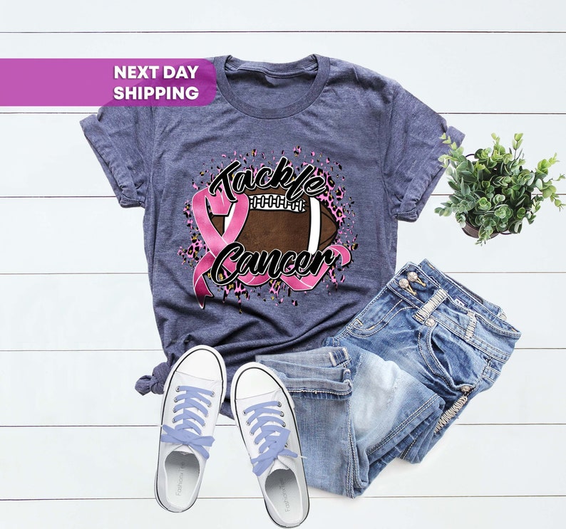 T-shirt borstkanker, T-shirt borstkanker, shirt oktober, voetbalwedstrijd T-shirt, Breast Cancer Awareness, T-shirt borstkanker afbeelding 3