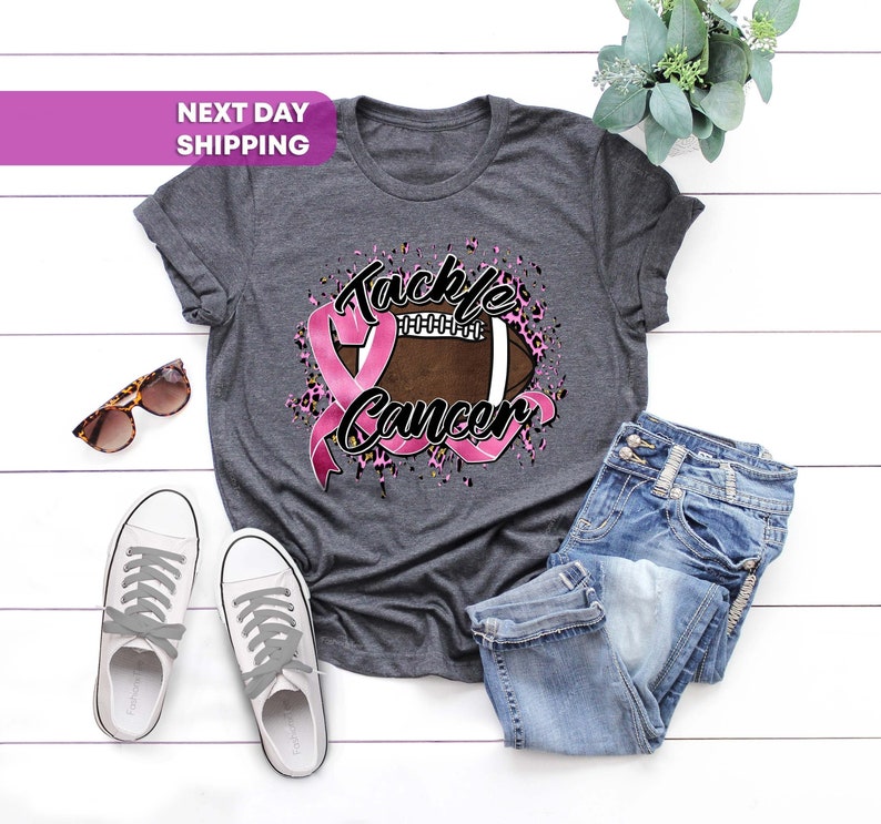 T-shirt borstkanker, T-shirt borstkanker, shirt oktober, voetbalwedstrijd T-shirt, Breast Cancer Awareness, T-shirt borstkanker afbeelding 1