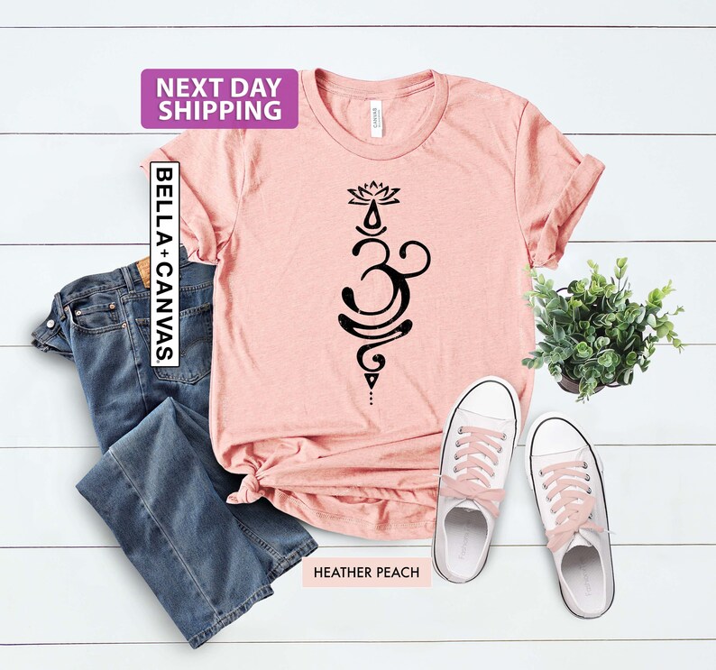 Breathe Symbol T Shirt, Yoga T-shirt Unisex Motivational Inspirational Shirt, Meditation, Meditation Tshirt, Yoga Tshirt, Motivational Shirt image 5